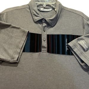 Travis Mathew Gray Polo Shirt Scottsdale Fairmont Princess Resort M